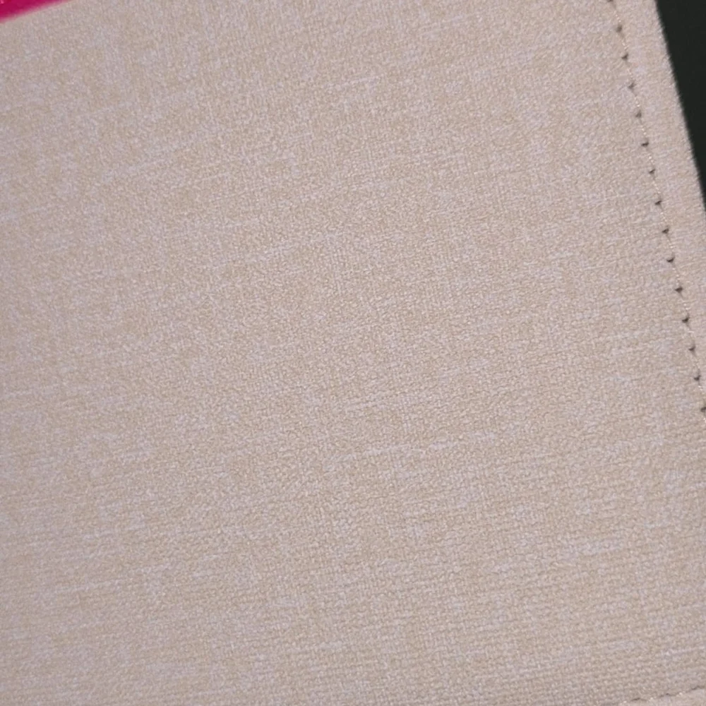 Love Notes Cream Binder with Pink Accent